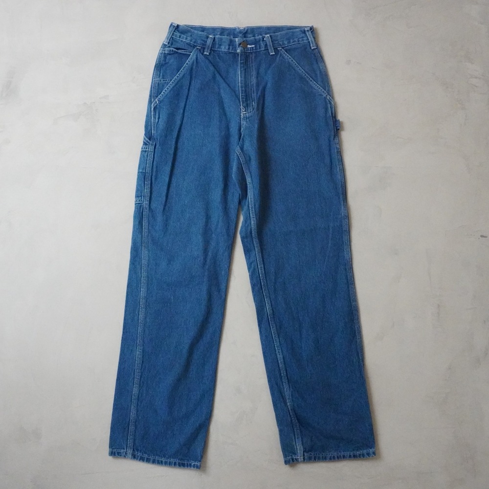 Carhartt B13-DST Carpenter Jeans 31x32 Mens Blue Loose Fit Denim Work Pants - Picture 2 of 7